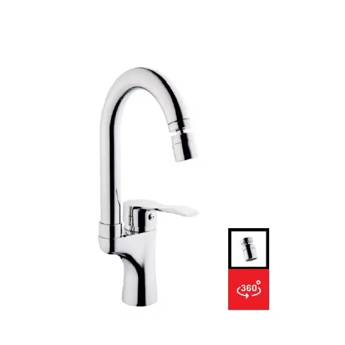 GÖNEN MİX KUĞU LAVABO BATARYA ( OYNAR PERLATÖR - Q35 KARTUŞ - TS EN 817 )