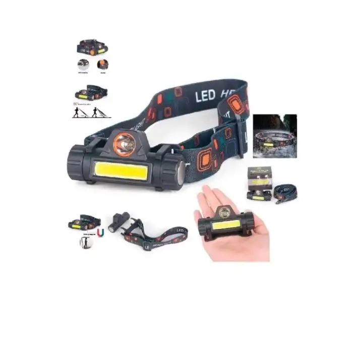 High Power Kafa Lambası Su Geçirmez Şarjlı