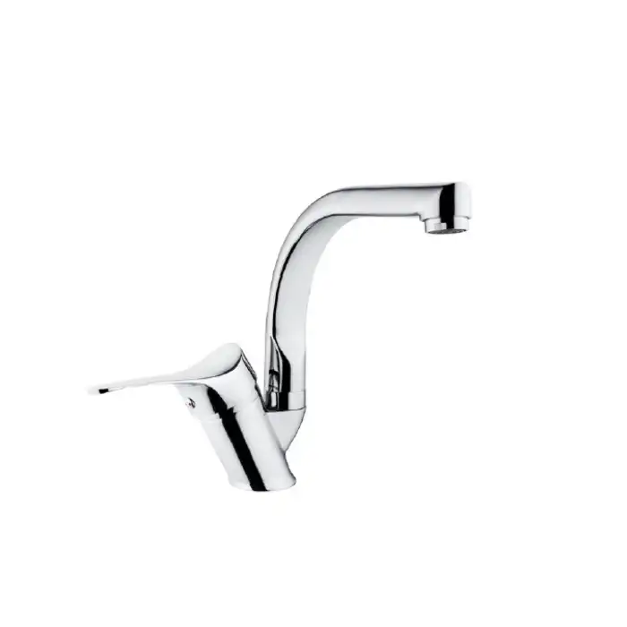 İDİL MİX KUĞU LAVABO BATARYASI ( YASSI BORULU - Q40 KARTUŞ - TS EN 817 )