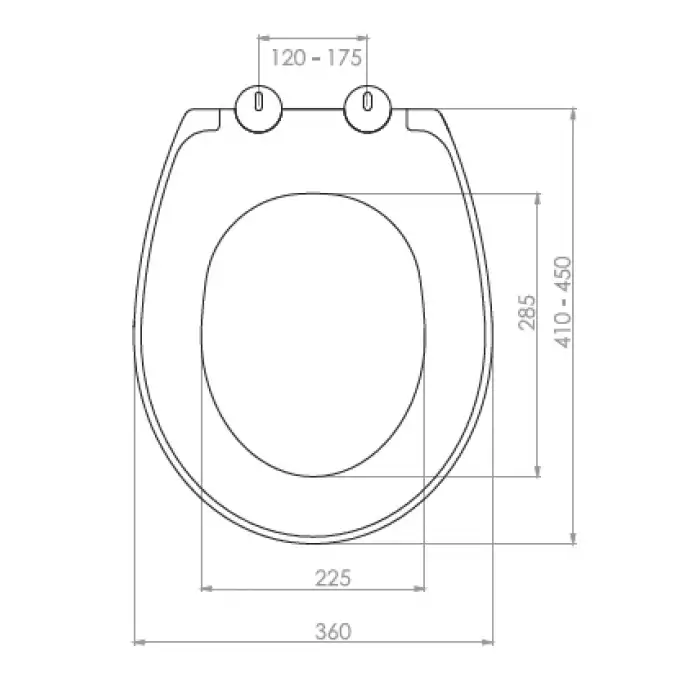 NKP - İPEK KLOZET KAPAĞI (YAVAŞ KAPANAN - ÜSTTEN SIKMALI)