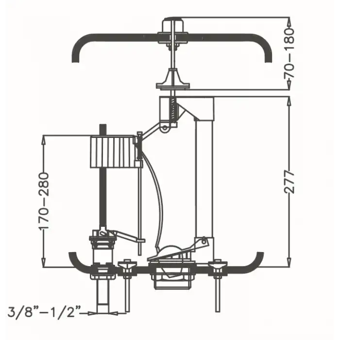 JAPAR - Anadolu Basmalı İç Takım (krom basma butonu - kutulu)