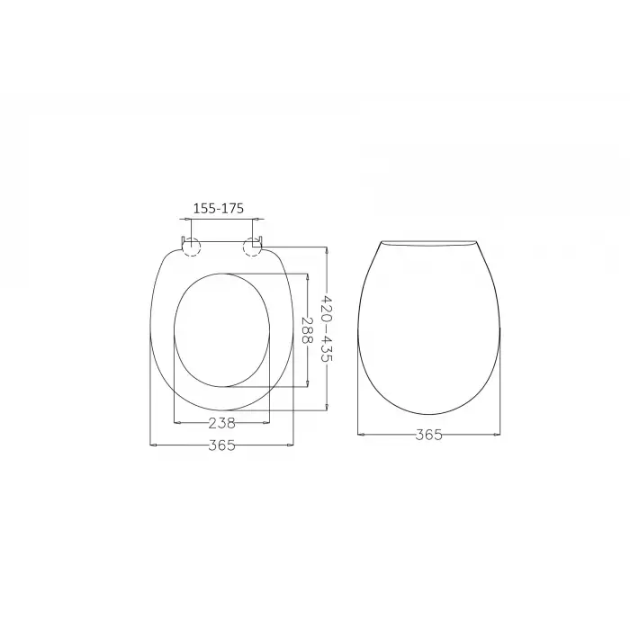 JAPAR - Melodi Klozet Kapak Duroplast ( Yavaş Kapanan )