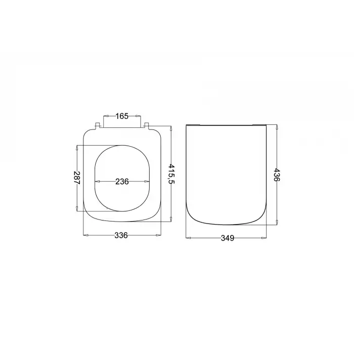 JAPAR - Nova Klozet Kapak Duroplast ( Yavaş Kapanan )