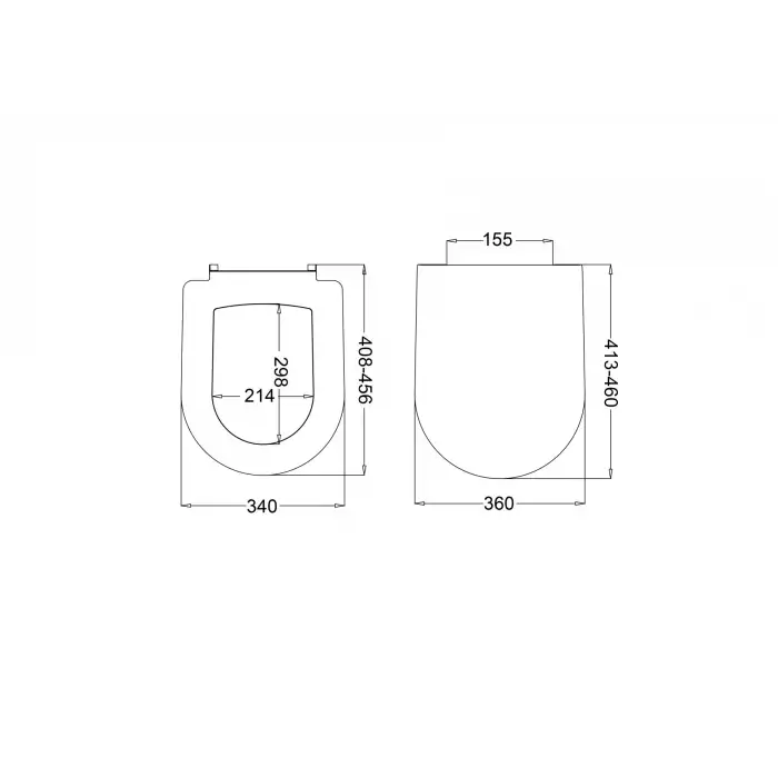 JAPAR - Yeni Astra Klozet Kapak Duroplast