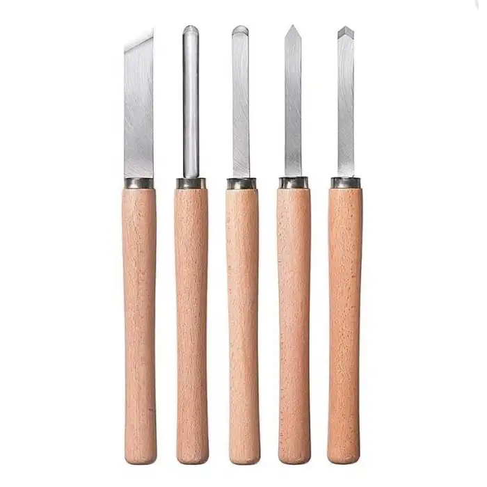 KWB 5 Parça Ahşap Torna Bıçak Seti