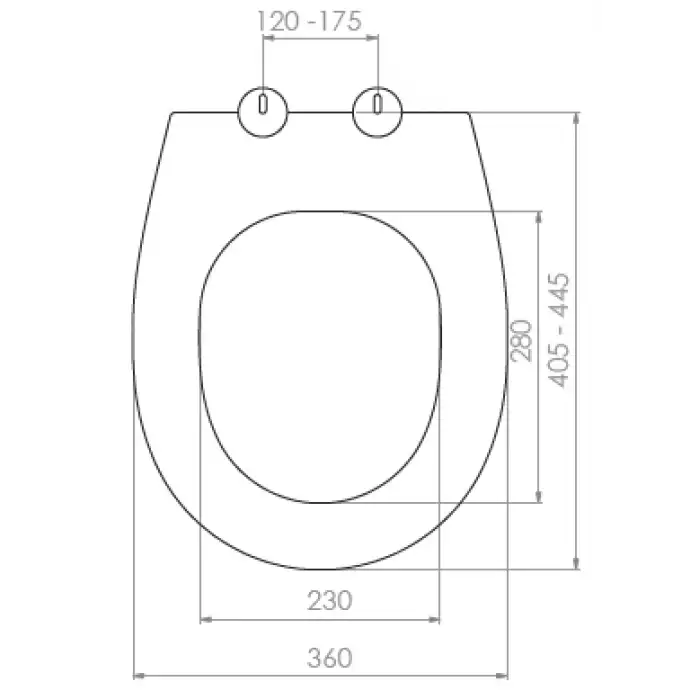 NKP - LUANDE KLOZET KAPAĞI (YAVAŞ KAPANAN - ÜSTTEN SIKMALI)
