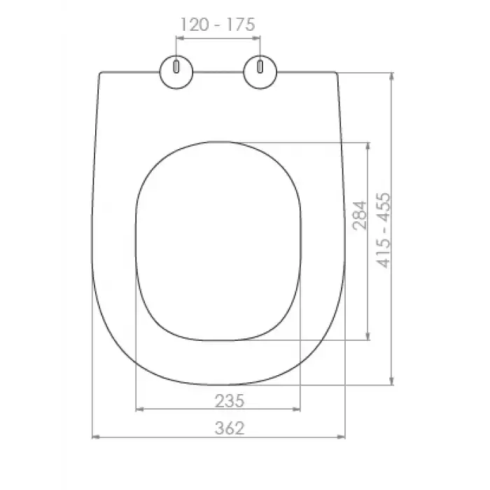 NKP - MADRE KLOZET KAPAĞI (YAVAŞ KAPANAN - ÜSTTEN SIKMALI)