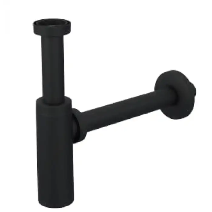 MOON AYARLANABİLİR SİFON - MAT SİYAH - ABS (MAX. 250 mm)