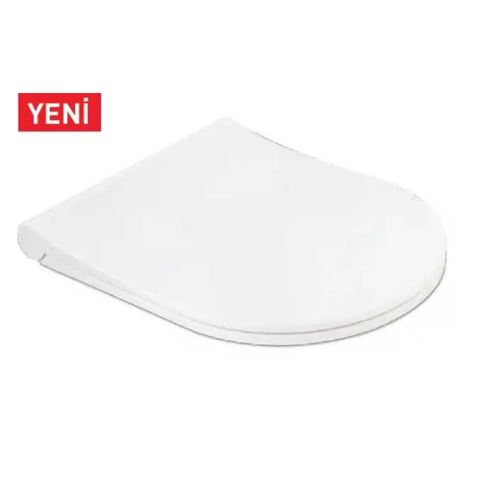 NKP - NEO SLİM ELEGANCE KLOZET KAPAĞI (YAVAŞ KAPANAN - METAL MENTEŞELİ - ÜSTTEN SIKMALI)