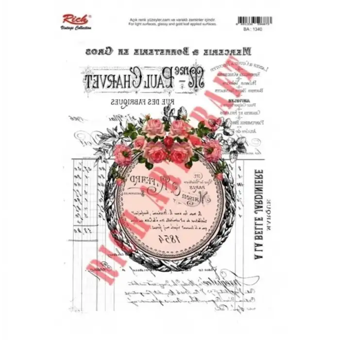 Rich 1340 Vintage Kolay Transfer 23x33 cm