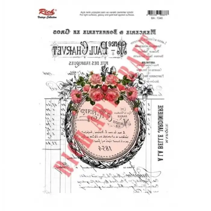 Rich 1340 Vintage Kolay Transfer 23x33 cm