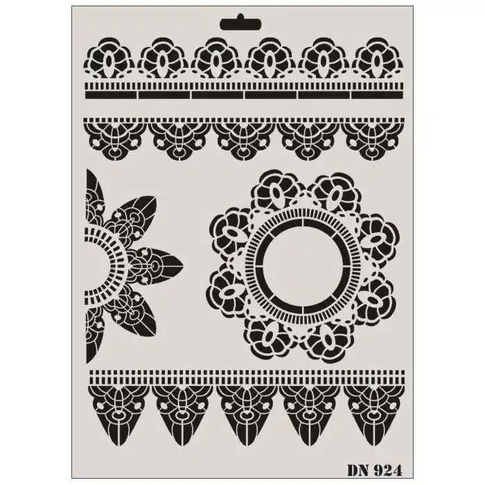Rich Dantel Seri DN-924 Stencil 35x25 cm