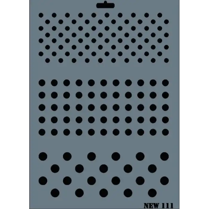 Rich New Seri N-111 Stencil 35x25 cm