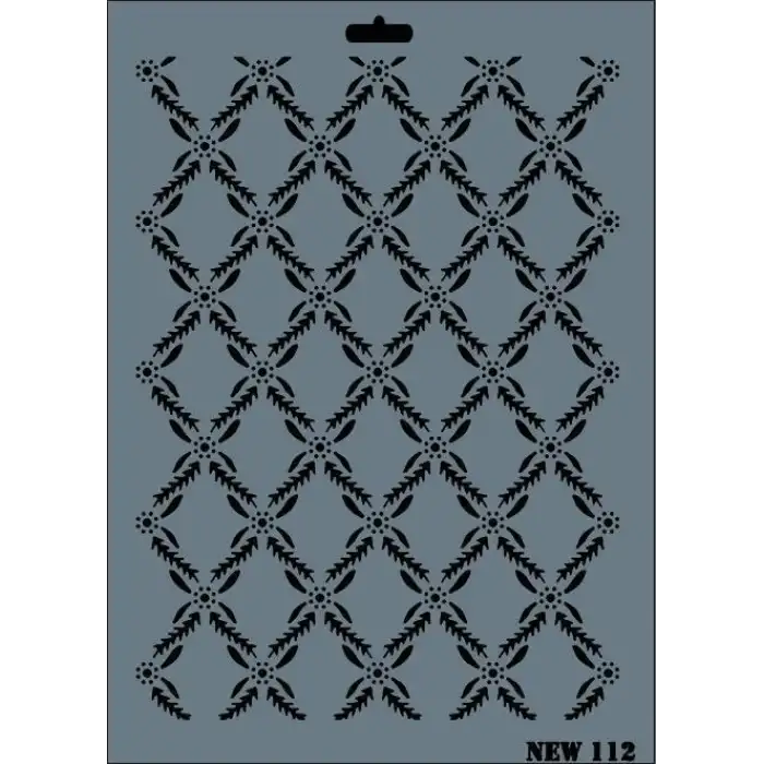 Rich New Seri N-112 Stencil 35x25 cm