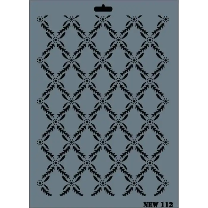 Rich New Seri N-112 Stencil 35x25 cm
