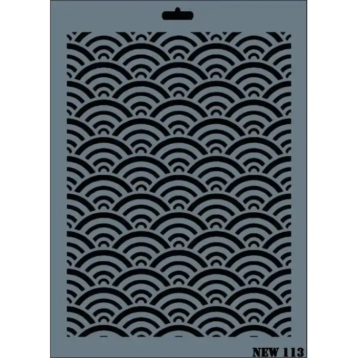 Rich New Seri N-113 Stencil 35x25 cm