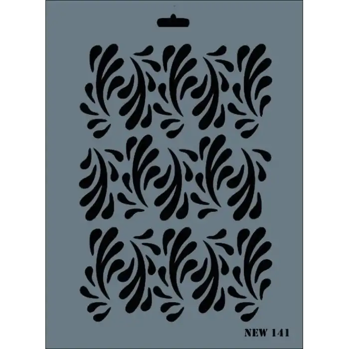 Rich New Seri N-141 Stencil 35x25 cm