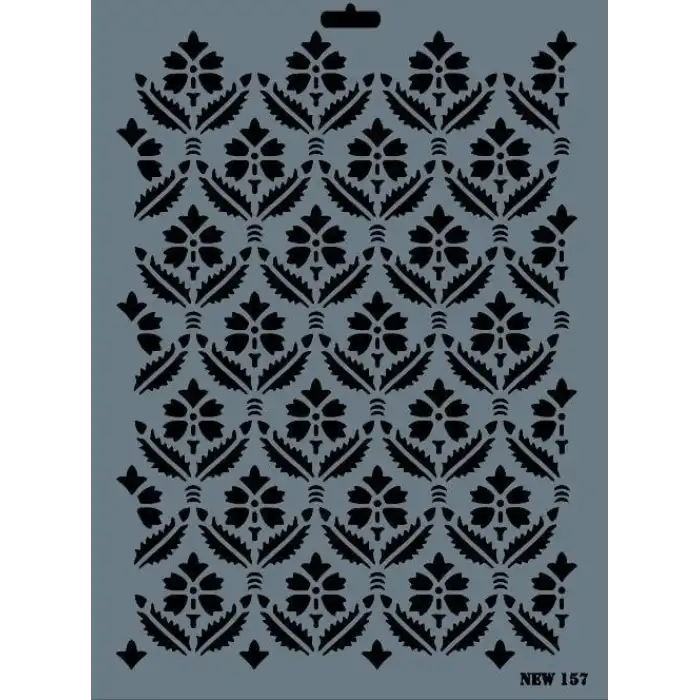 Rich New Seri N-157 Stencil 35x25 cm