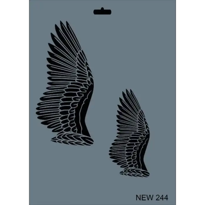 Rich New Seri N-244 Stencil 35x25 cm