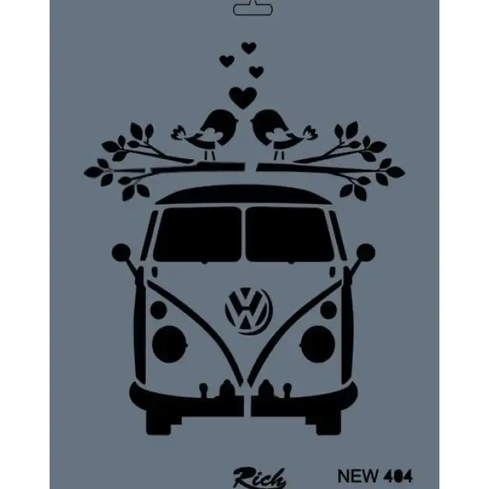 Rich New Seri N-404 Stencil 35x25 cm