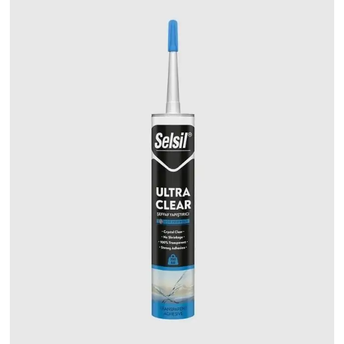 Selsil Ultra Clear Şeffaf Montaj Yapıştırıcı 290 ml