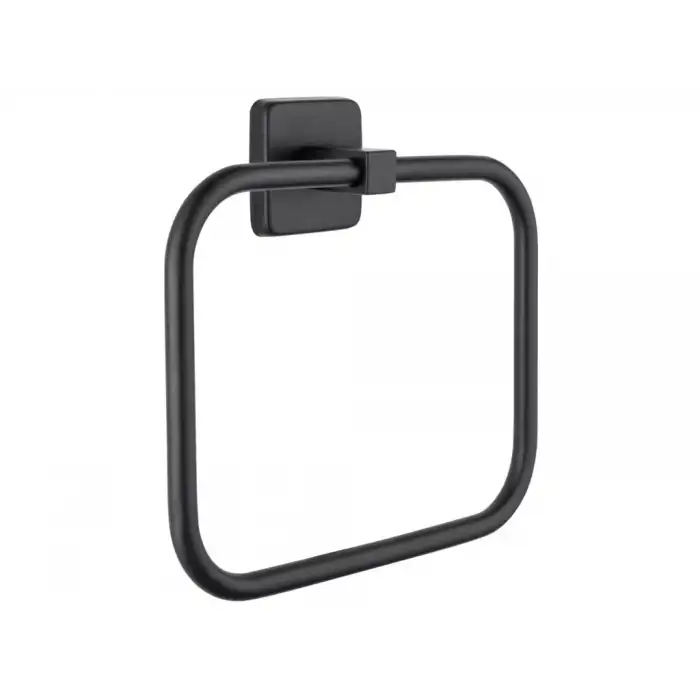 TEMA - KARE YUVARLAK HAVLULUK (MAT SİYAH)