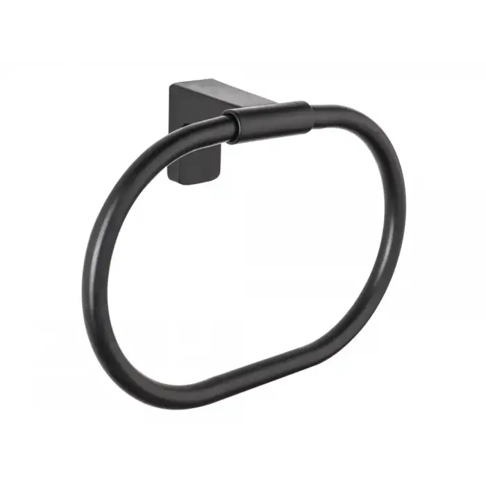 TEMA - PREMİUM YUVARLAK HAVLULUK (SİYAH)