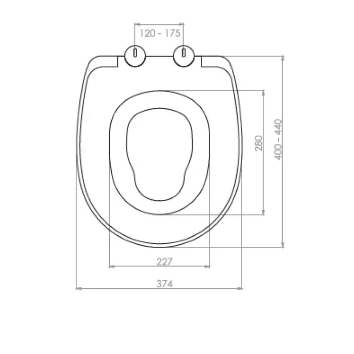 NKP - UNIVERSAL (ÇOCUK ADAPTÖRLÜ) KLOZET KAPAĞI (YAVAŞ KAPANAN - ÜSTTEN SIKMALI)