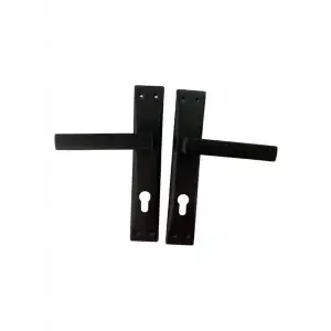 Adil Riva Mat Siyah Yale Kapı Kolu