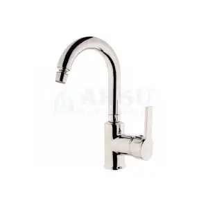 ARSU - GOLD BİDELİ MİX KUĞU LAVABO BATARYASI ( Q40 LIK - DELTA KOL )