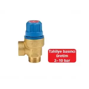 CANDAN - 1/2 MEBRANLI EMNİYET VENTİLİ 8 BAR
