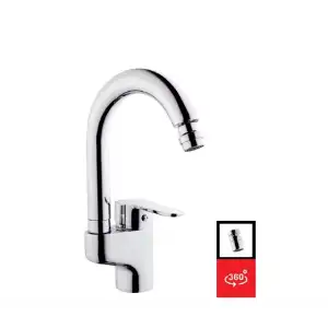 EGE MİX KUĞU LAVABO BATARYA ( OYNAR PERLATÖR - Q40 KARTUŞ - TS EN 817 )