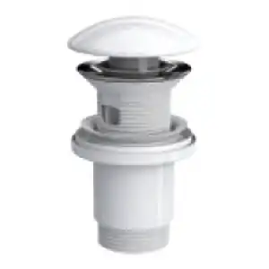 ELIXIR POP UP - SERAMİK BAŞLI PARLAK BEYAZ (TAŞMA DELİKLİ - ABS GÖVDE)