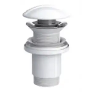 ELIXIR POP UP - SERAMİK BAŞLI PARLAK BEYAZ (TAŞMA DELİKSİZ - ABS GÖVDE)