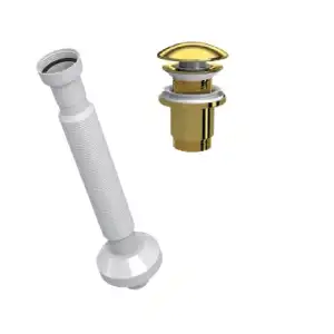 ELİXİR PUP - UP KÖRÜKLÜ SET (PARLAK ALTIN - SERAMİK BAŞLIK - TAŞMA DELİKSİZ)