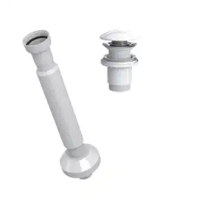 ELİXİR PUP - UP KÖRÜKLÜ SET (PARLAK BEYAZ - SERAMİK BAŞLIK - TAŞMA DELİKSİZ)