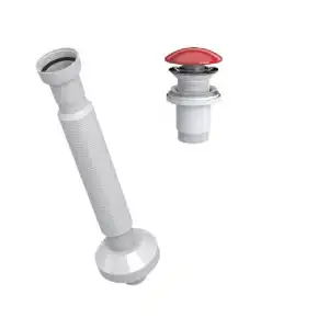 ELİXİR PUP - UP KÖRÜKLÜ SET (PARLAK KIRMIZI - SERAMİK BAŞLIK - TAŞMA DELİKSİZ)