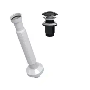 ELİXİR PUP - UP KÖRÜKLÜ SET (PARLAK SİYAH - SERAMİK BAŞLIK - TAŞMA DELİKSİZ)