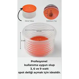 Ennalbur 14 cm Körüklü Toz Tutucu Vantuzlu