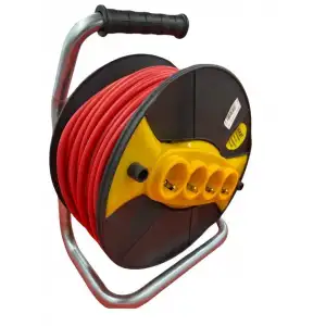 Ennalbur 50 Metre Makaralı Uzatma Kablosu 3X1,5