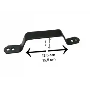 Ennalbur Demir Doğrama Kulp Siyah Kaplama