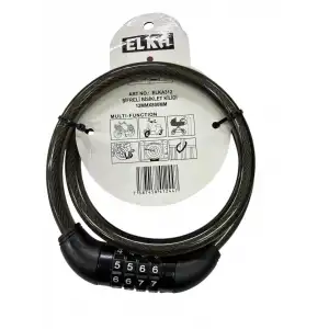 Ennalbur Elka 312 Şifreli Bisiklet Kilidi 80 cm