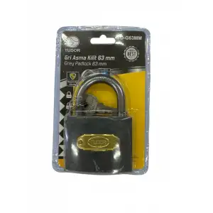 Ennalbur Tudor 63 mm Kısa Gri Asma Kilit