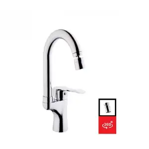 GÖNEN MİX KUĞU LAVABO BATARYA ( OYNAR PERLATÖR - Q35 KARTUŞ - TS EN 817 )