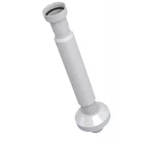 KÖRÜKLÜ GİDER BORUSU  (PLASTİK SOMUNLU)