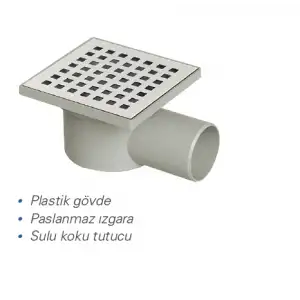 MAXİFLOW - EKO 10X10 Q50 YANDAN YER SÜZGECİ