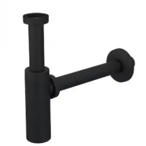 MOON AYARLANABİLİR SİFON - MAT SİYAH - ABS (MAX. 250 mm)