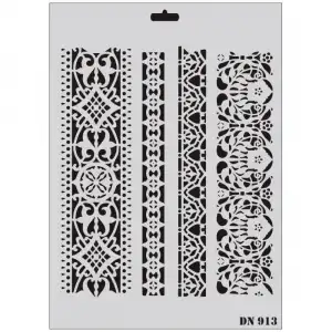 Rich Dantel Seri DN-913 Stencil 35x25 cm