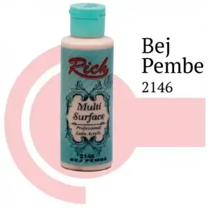 Rich Multi Surface 2146 Bej Pembe Akrilik Boya 120 cc