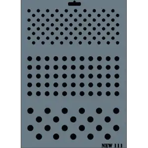 Rich New Seri N-111 Stencil 35x25 cm